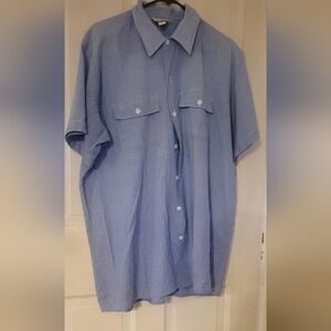 Vintage Dickies XL Men's Blue Short Sleeve Shirt
